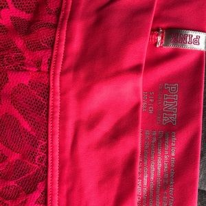 Pink Victoria’s Secret lace cheeky